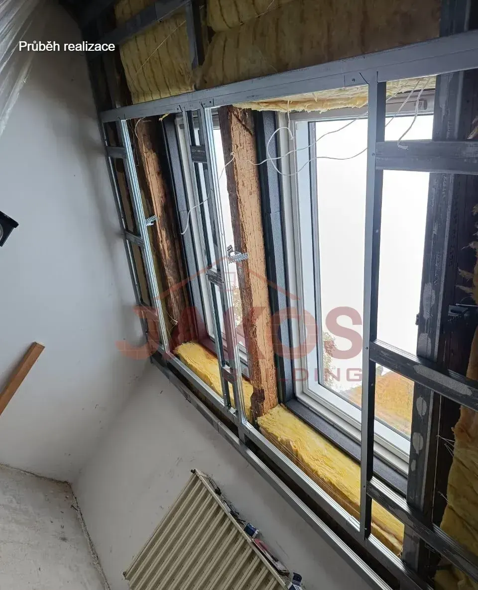 Probíhající rekonstrukce rodinného domu